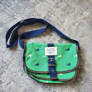Sloane Ranger Windsor Whale Bag Crossbody Purse Pouch Green Blue